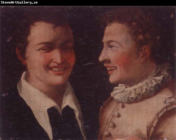 unknow artist Two laughing boys
